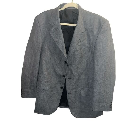 ✨Alexandre London Wool Blend Grey 48Short Blazer✨ - Picture 3 of 7